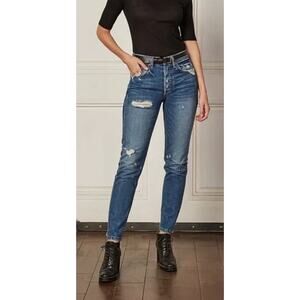 Boyish by Her The Billy High Rise Skinny Jean Mame Blue Women's Size 26